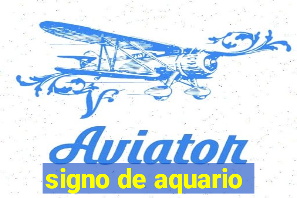 signo de aquario